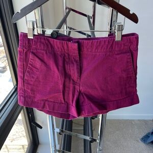 Jcrew crewcuts magenta chino shorts size 14